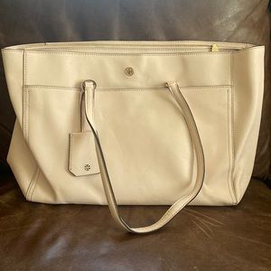 Pale pink Tory Burch work bag in fair- good condition